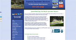 Desktop Screenshot of fortworth-sprinkler-repair.com